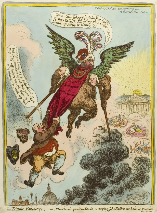 Le Diable-Boiteux, James Gillray