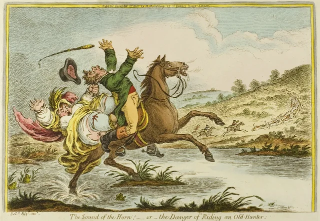 The Sound of the Horn, James Gillray