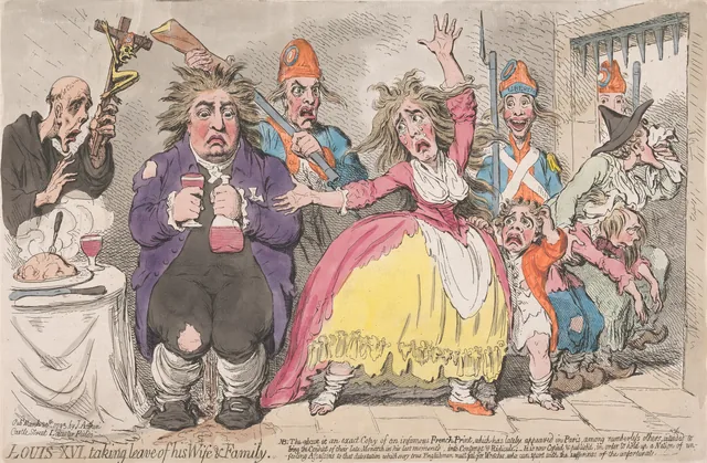 Louis XVI prenant congé de sa femme et de sa famille