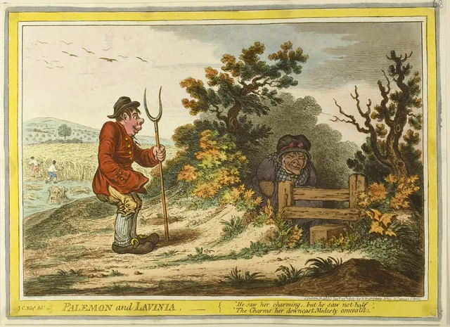 Palemon and Lavinia, James Gillray