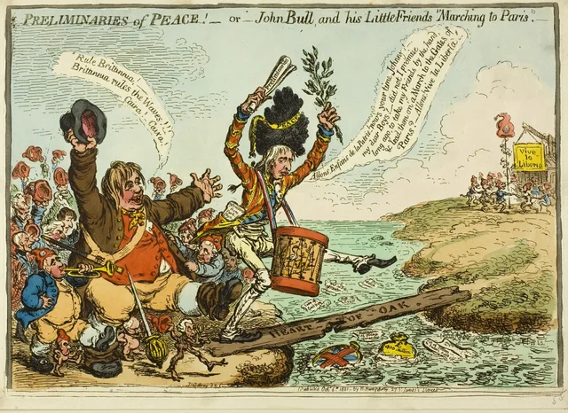 Preliminaries of Peace, James Gillray