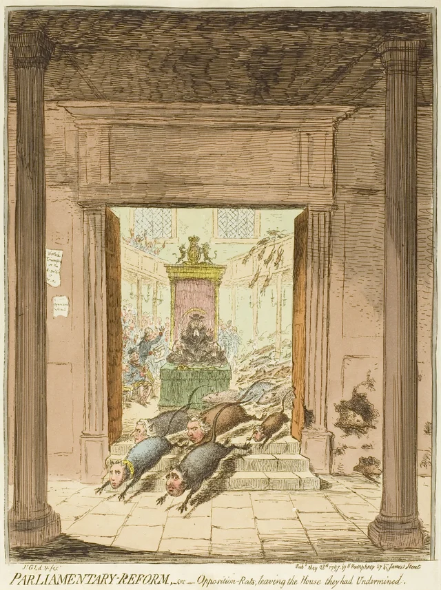 Reforma parlamentaria, James Gillray