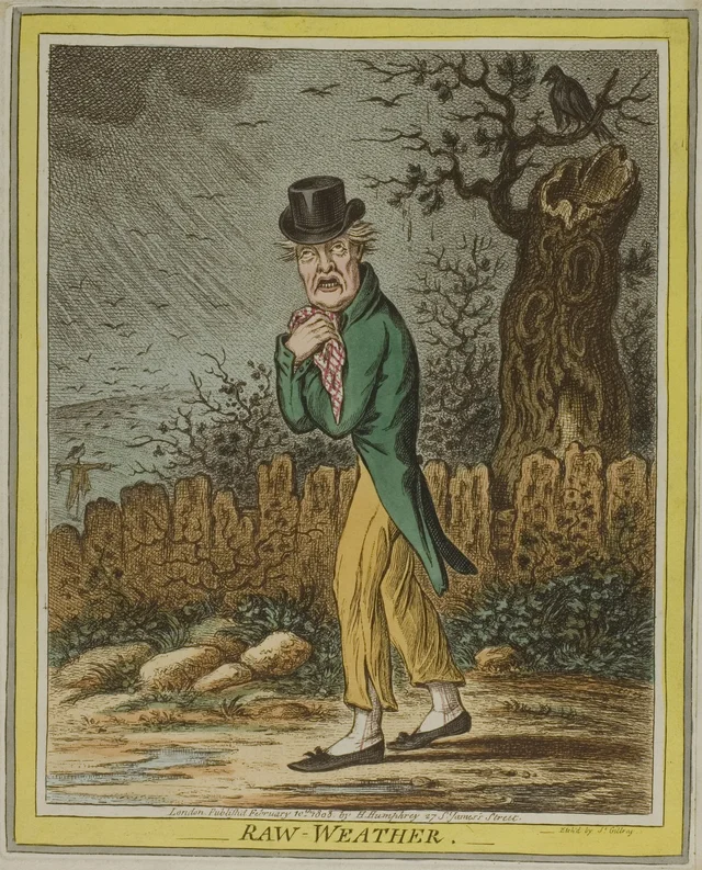 Raw Weather, James Gillray