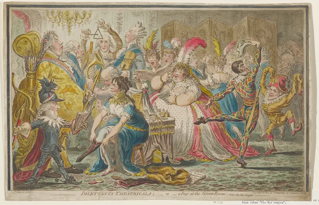 Théâtre d'amateurs, ou un coup d'œil au foyer des artistes, voir les orgies du Pic-Nic