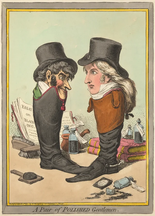 A Pair of Polished Gentlemen, James Gillray