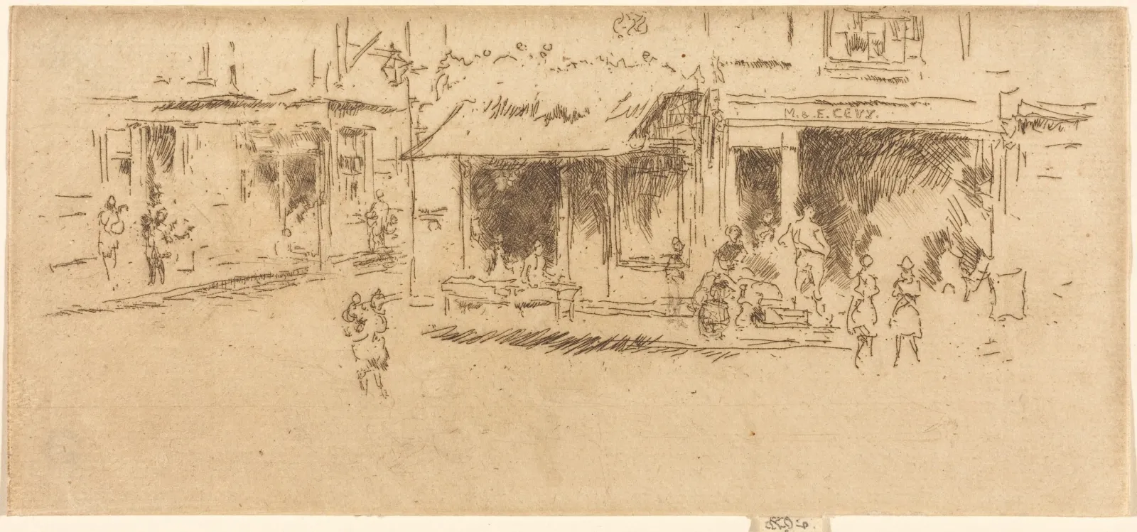 Saint James's Place, Houndsditch, James McNeill Whistler