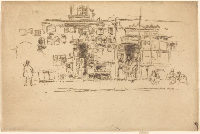 Bird-Cages, Chelsea, James McNeill Whistler