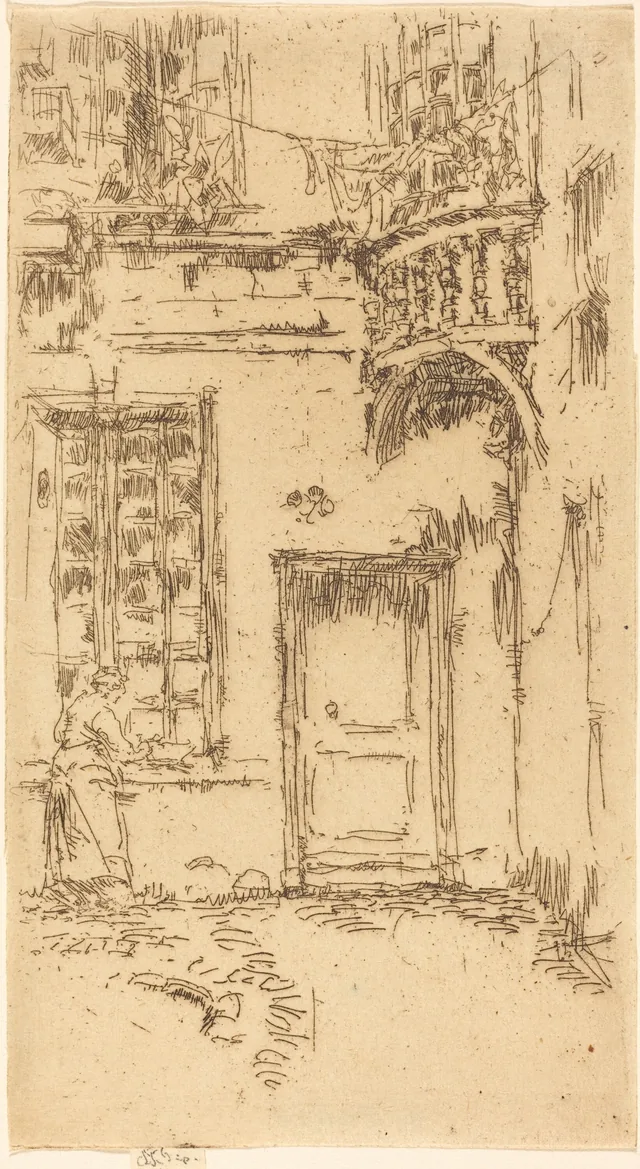 Courtyard, Rue P.L. Courier
