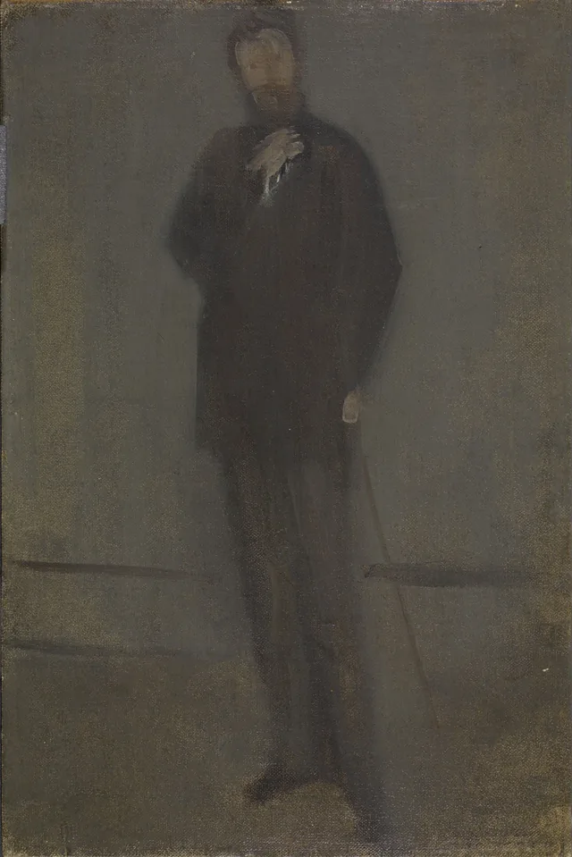 Estudio en gris para el retrato de F. R. Leyland, James McNeill Whistler