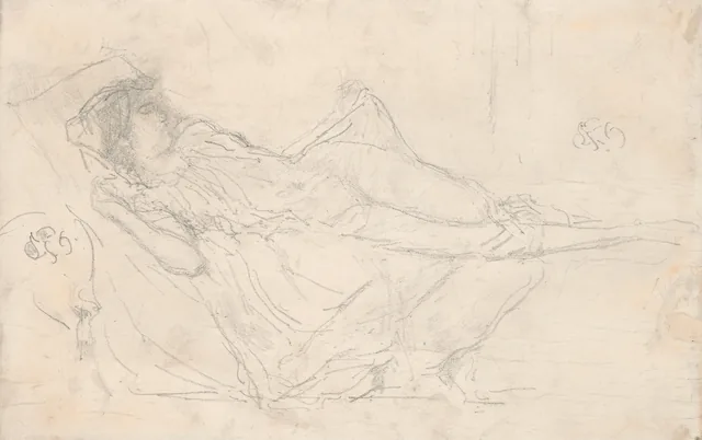 Reclining Draped Figure