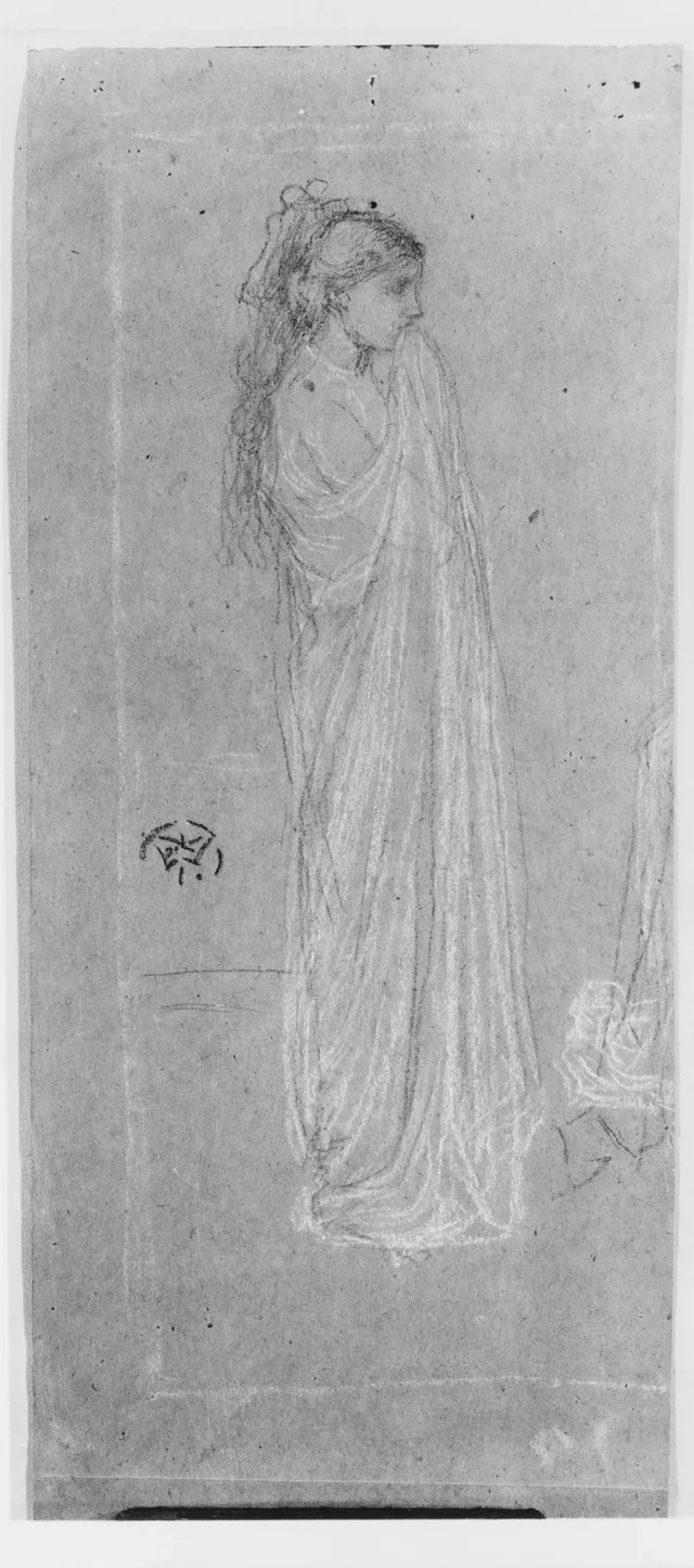 Figura Feminina Drapeada