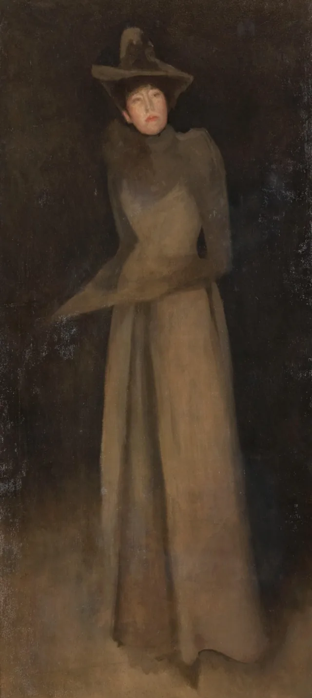 Armonía en marrón: el sombrero de fieltro, James McNeill Whistler