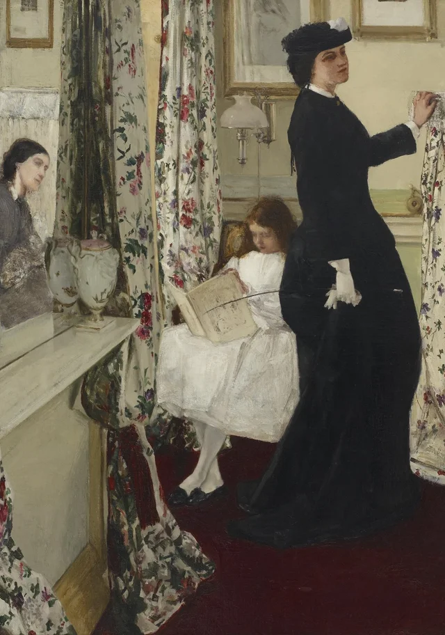 Harmony in Green and Rose: The Music Room