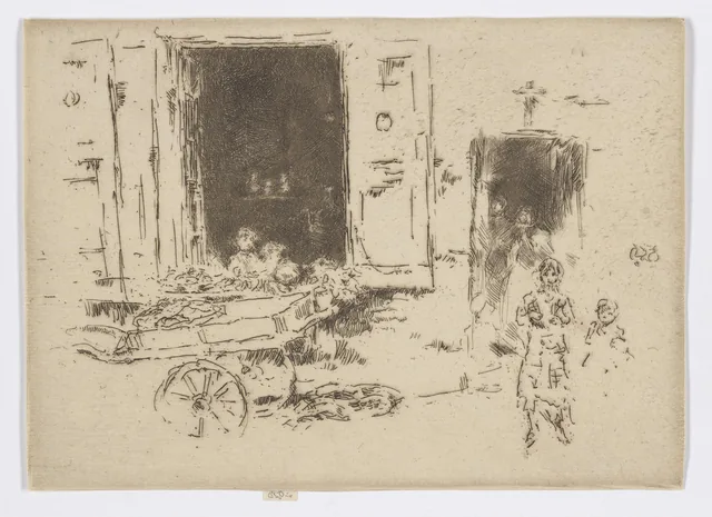 The Barrow, Quartier des Marolles, Brussels, James McNeill Whistler