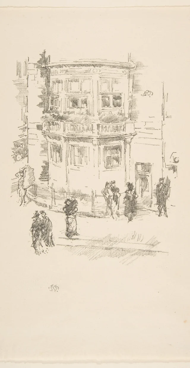 The Manager's Window, Gaiety Theatre, James McNeill Whistler