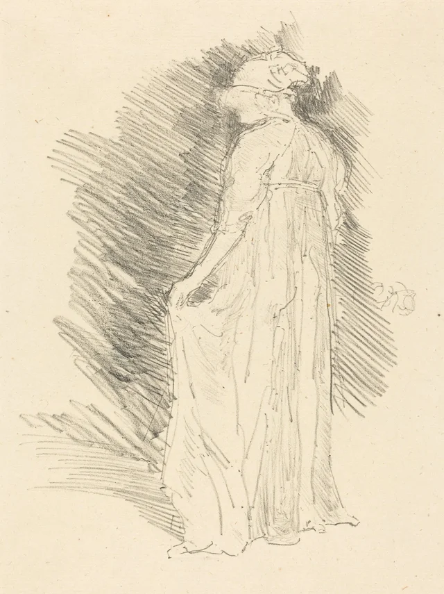 The Draped Figure, Back View