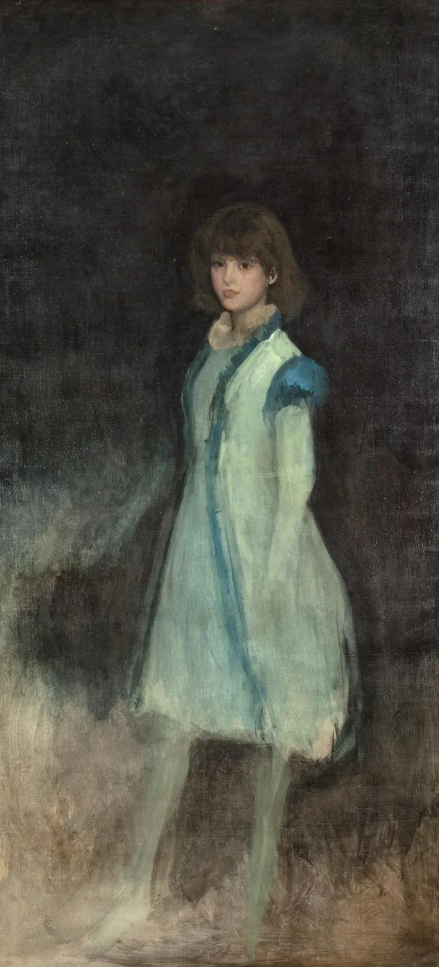 The Blue Girl: Portrait of Connie Gilchrist