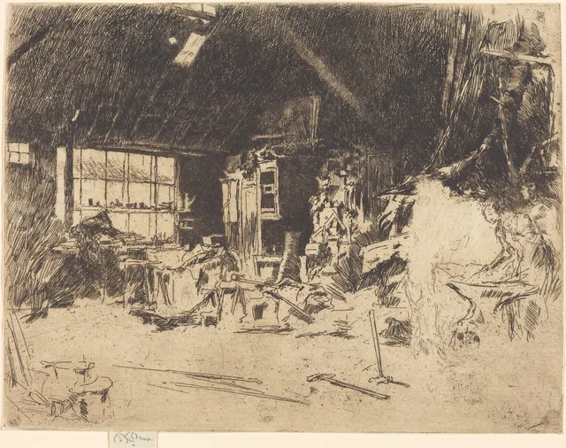 La fragua, James McNeill Whistler