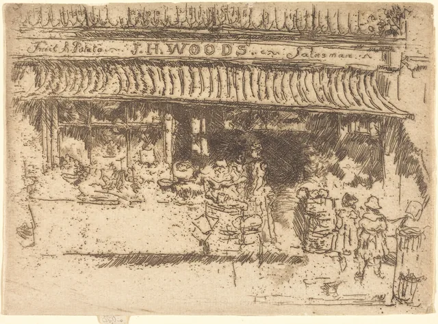 Woods's Fruit Shop, James McNeill Whistler