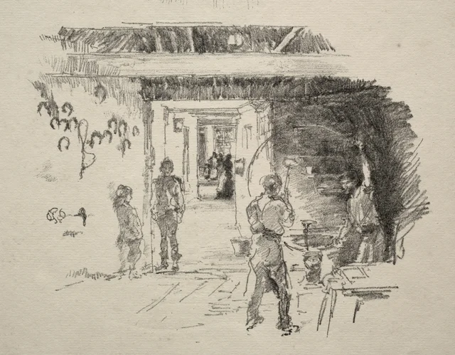 El herrero de llantas, James McNeill Whistler