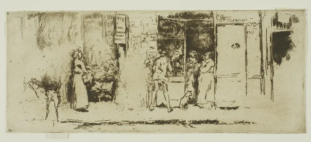 Newspaper-Stall, Rue de Seine