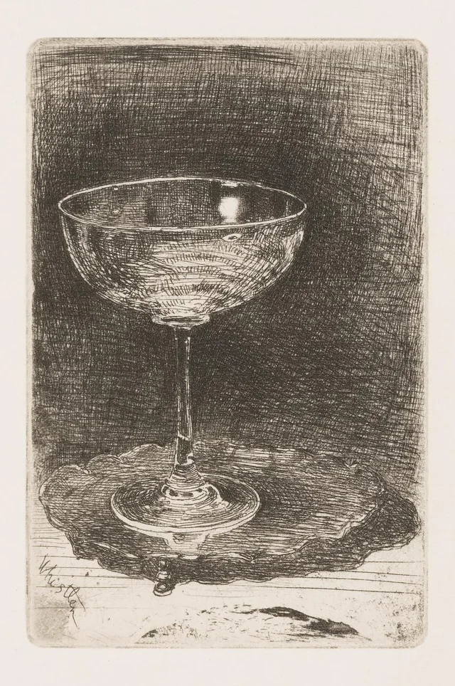 La copa de vino, James McNeill Whistler