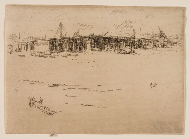 El viejo puente de Battersea, n.º 2, James McNeill Whistler