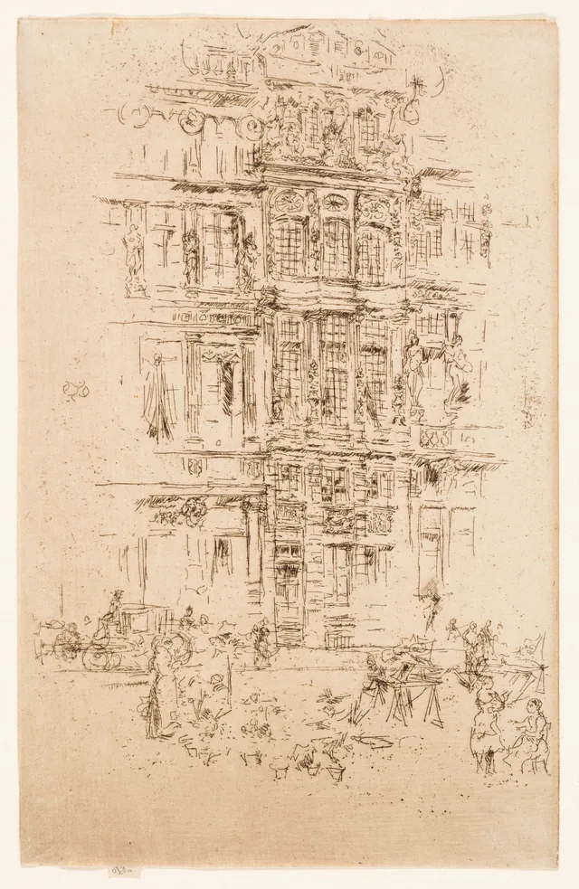 Los palacios, Bruselas, James McNeill Whistler