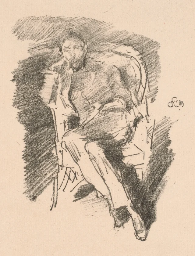 Firelight: Joseph Pennell, No. 2, James McNeill Whistler