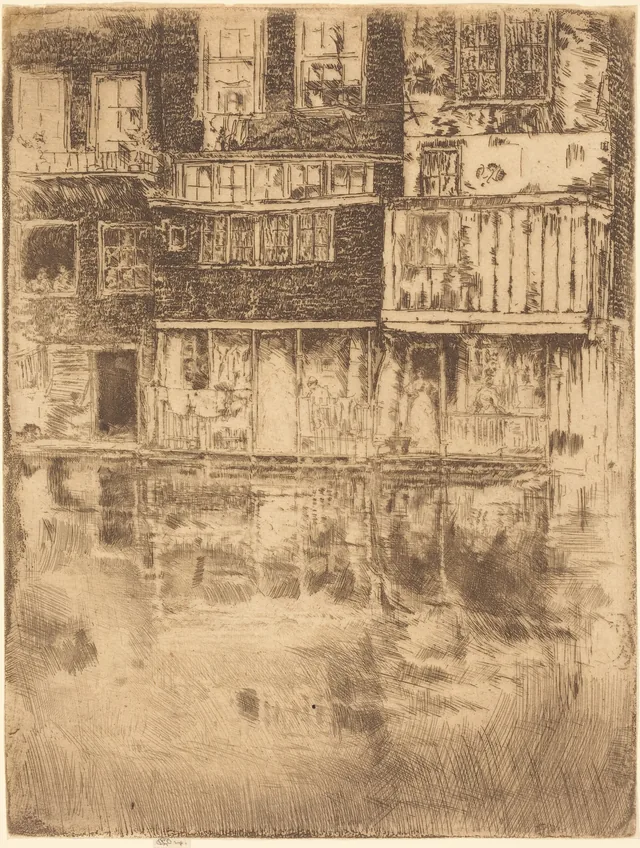 Casa cuadrada, Ámsterdam, James McNeill Whistler