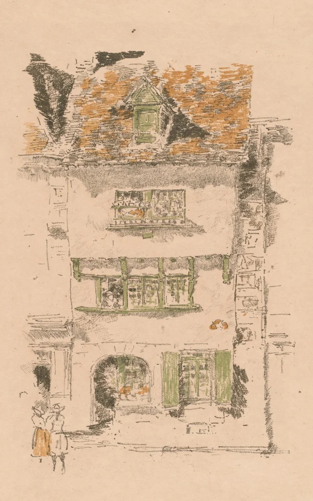 Casa amarilla, Lannion, James McNeill Whistler