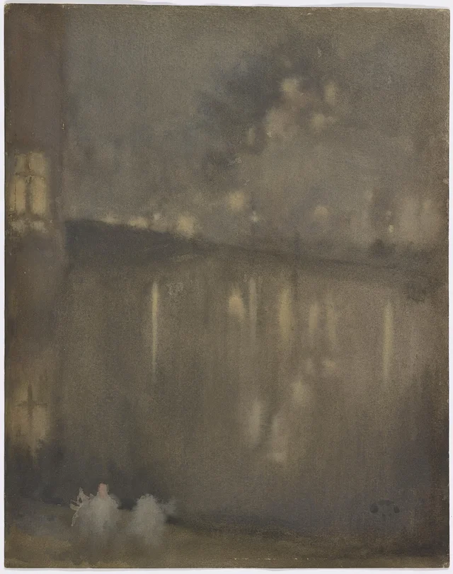 Nocturne: Grey and Gold-Canal, Holland, James McNeill Whistler
