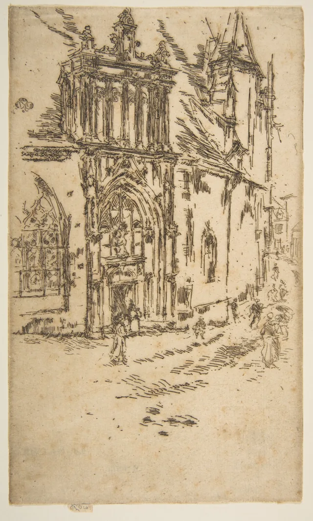 Notre-Dame, Bourges, James McNeill Whistler