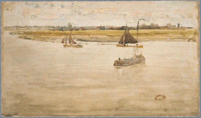Oro y marrón: Dordrecht, James McNeill Whistler