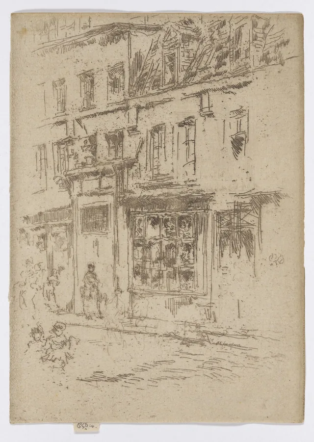 Petite Rue au Beurre, Brussels, James McNeill Whistler