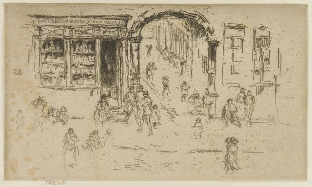 Archway, Brussels, James McNeill Whistler
