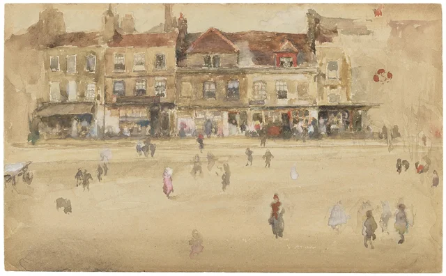 Red and Brown-Hoxton, James McNeill Whistler