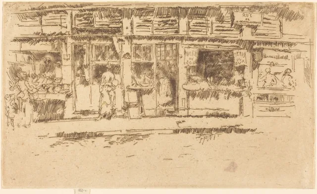 Rue de la Rochefoucault, James McNeill Whistler