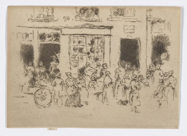 High Street, Brussels, James McNeill Whistler