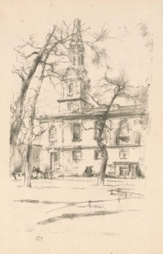 St. Giles-in-the-Fields, James McNeill Whistler