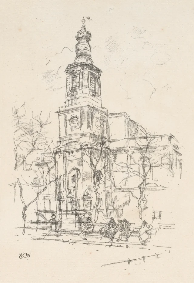 St. Anne's, Soho, James McNeill Whistler