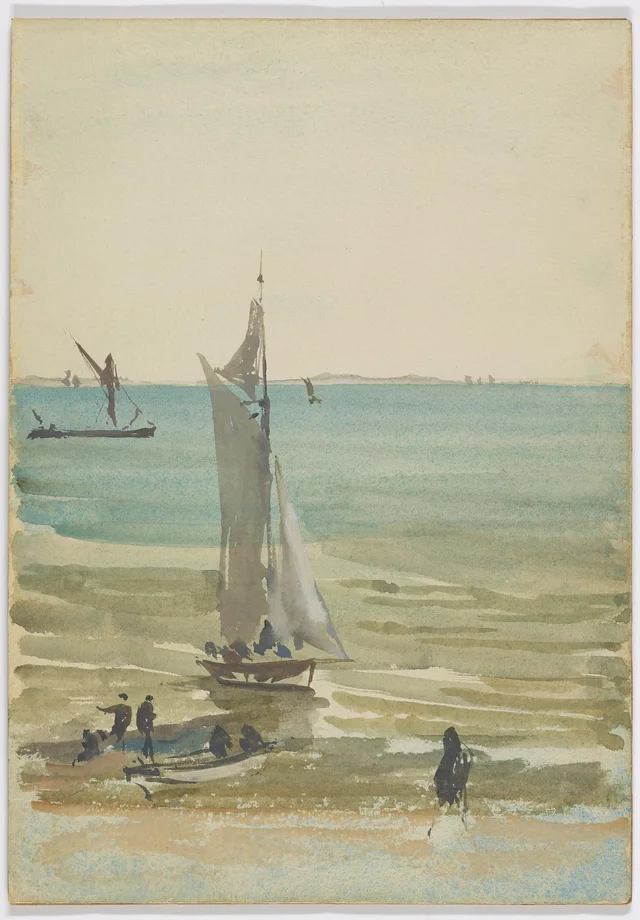 Southend: el yate de recreo, James McNeill Whistler