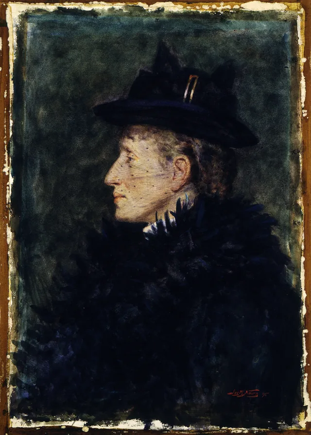 Dama com véu, James Nairn
