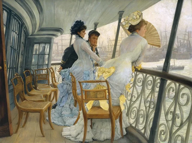 The Gallery of HMS Calcutta (Portsmouth), James Tissot