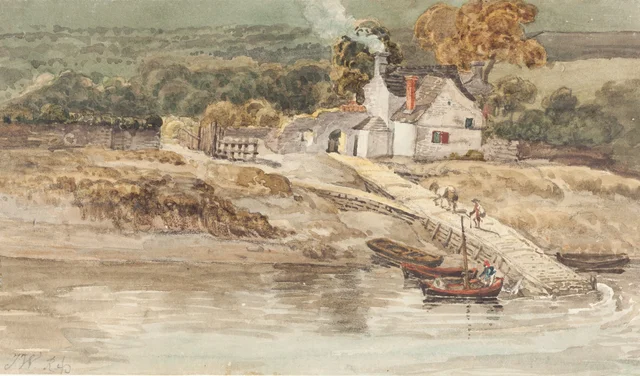 Landing Place near Tintern Abbey, James Ward