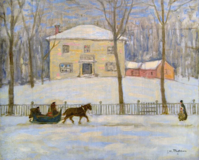 La vieja casa Holton en Montreal, James Wilson Morrice