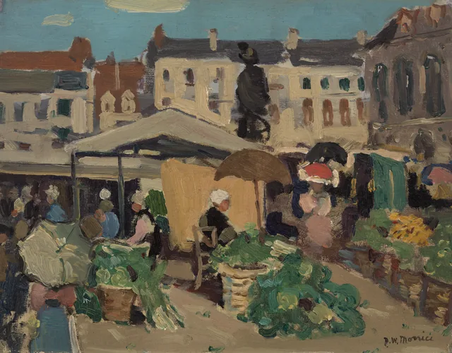 Cena de mercado, James Wilson Morrice