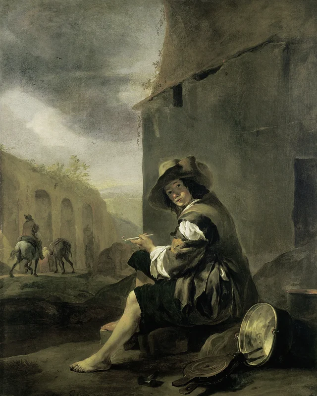 El calderero romano, Jan Baptist Weenix