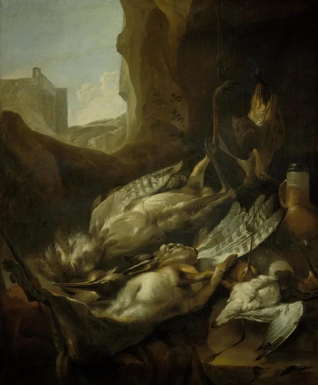 Still Life with Dead Game and Poultry, Jan Baptist Weenix