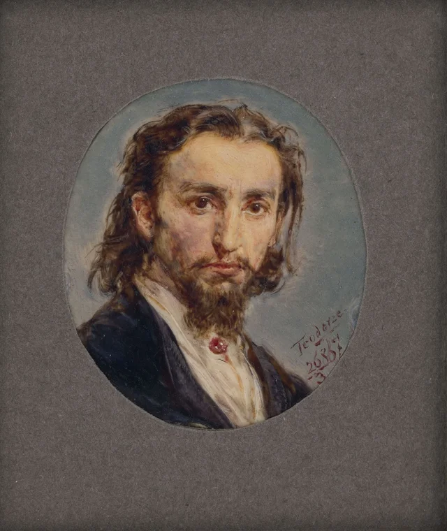 Self-portrait in miniature